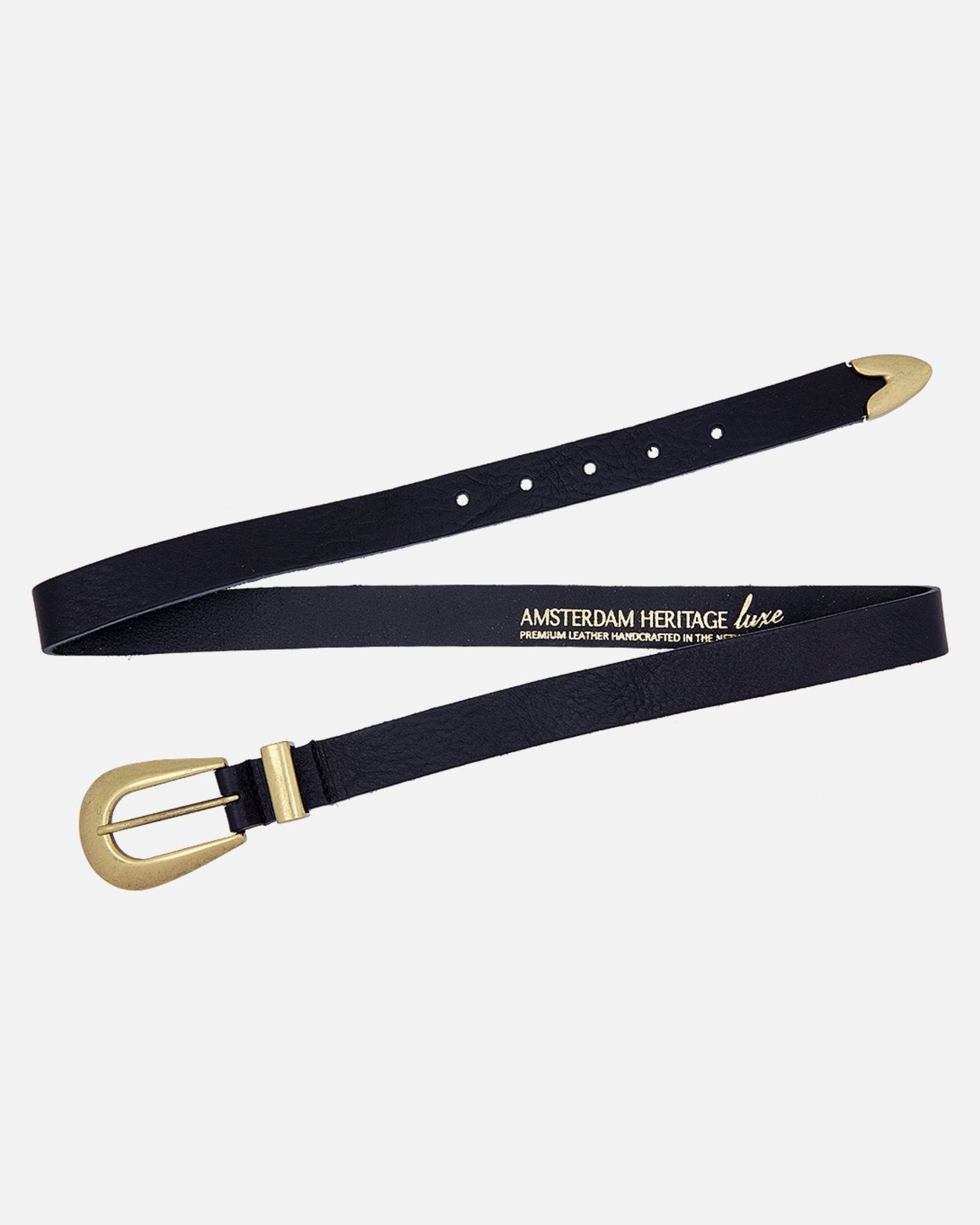 Adrie Skinny Leather Belt Women