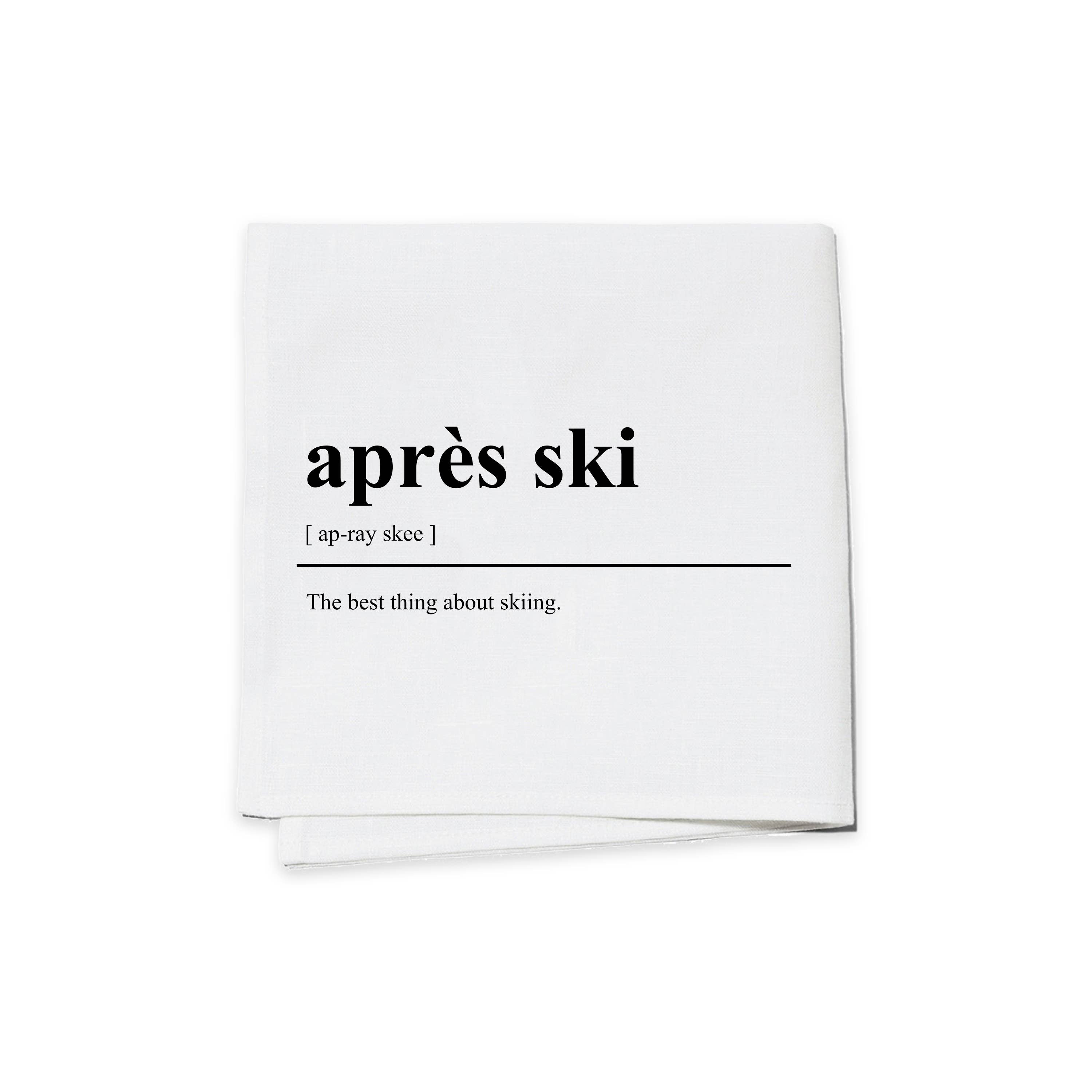 Cocktail Napkins (Set of 4) - Après Ski Definition