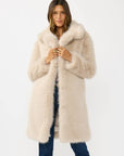 Plume Faux Fur Coat