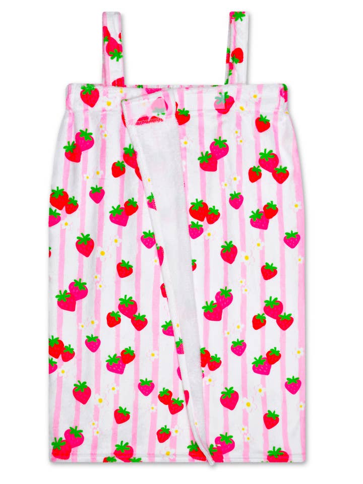 Strawberry Stripes Spa Wrap