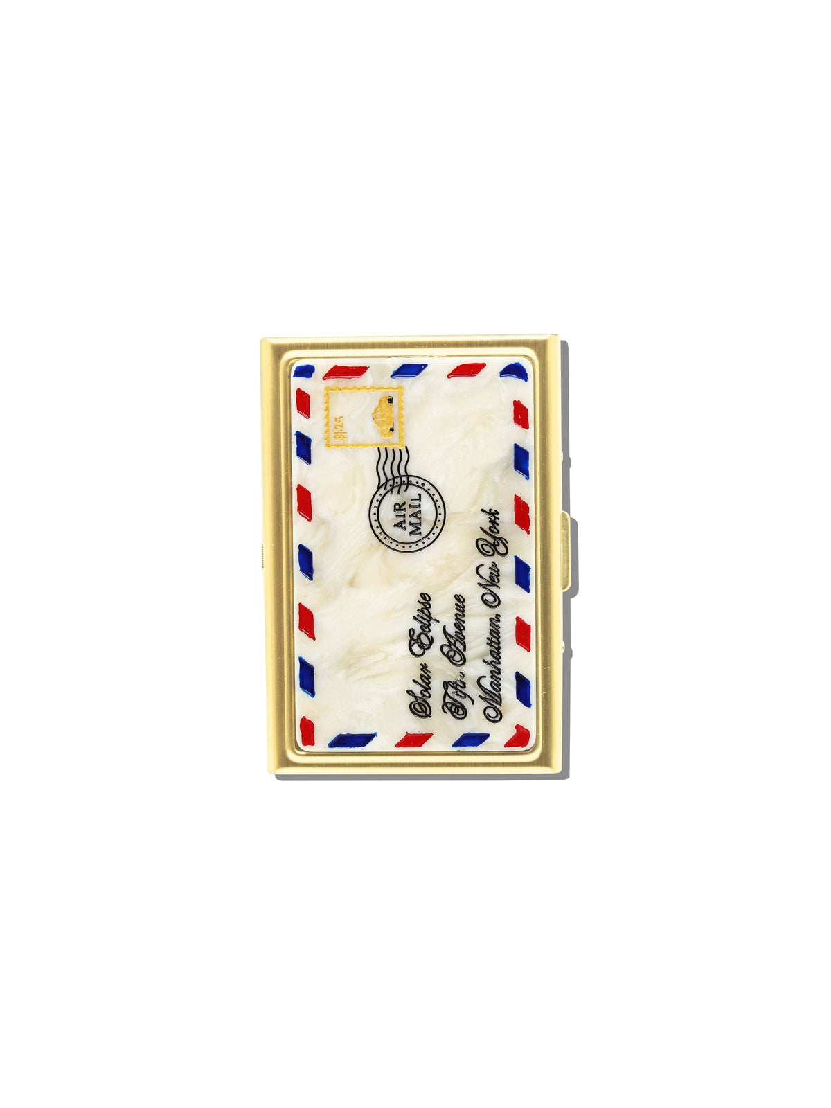 Hand-painted Airmail Vintage Cigarette Wallet