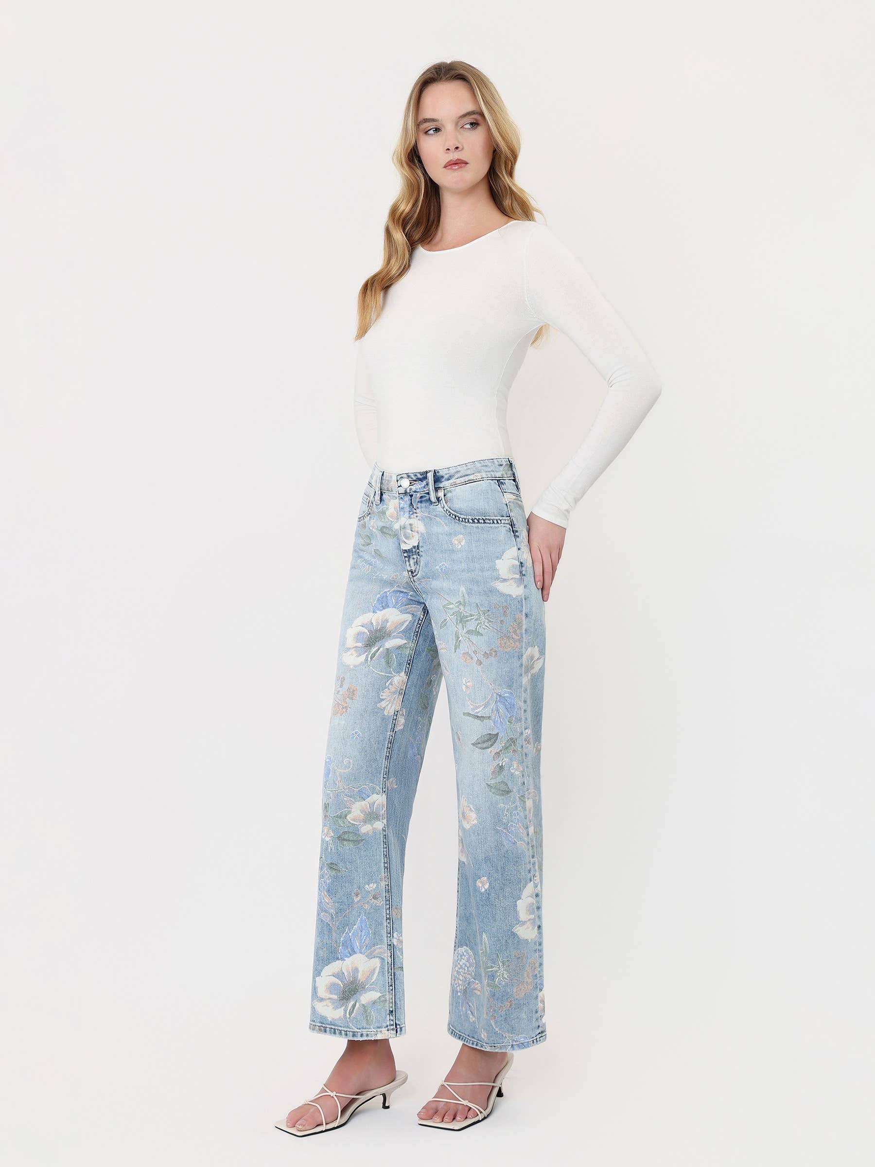 Poppy Floral High Rise
