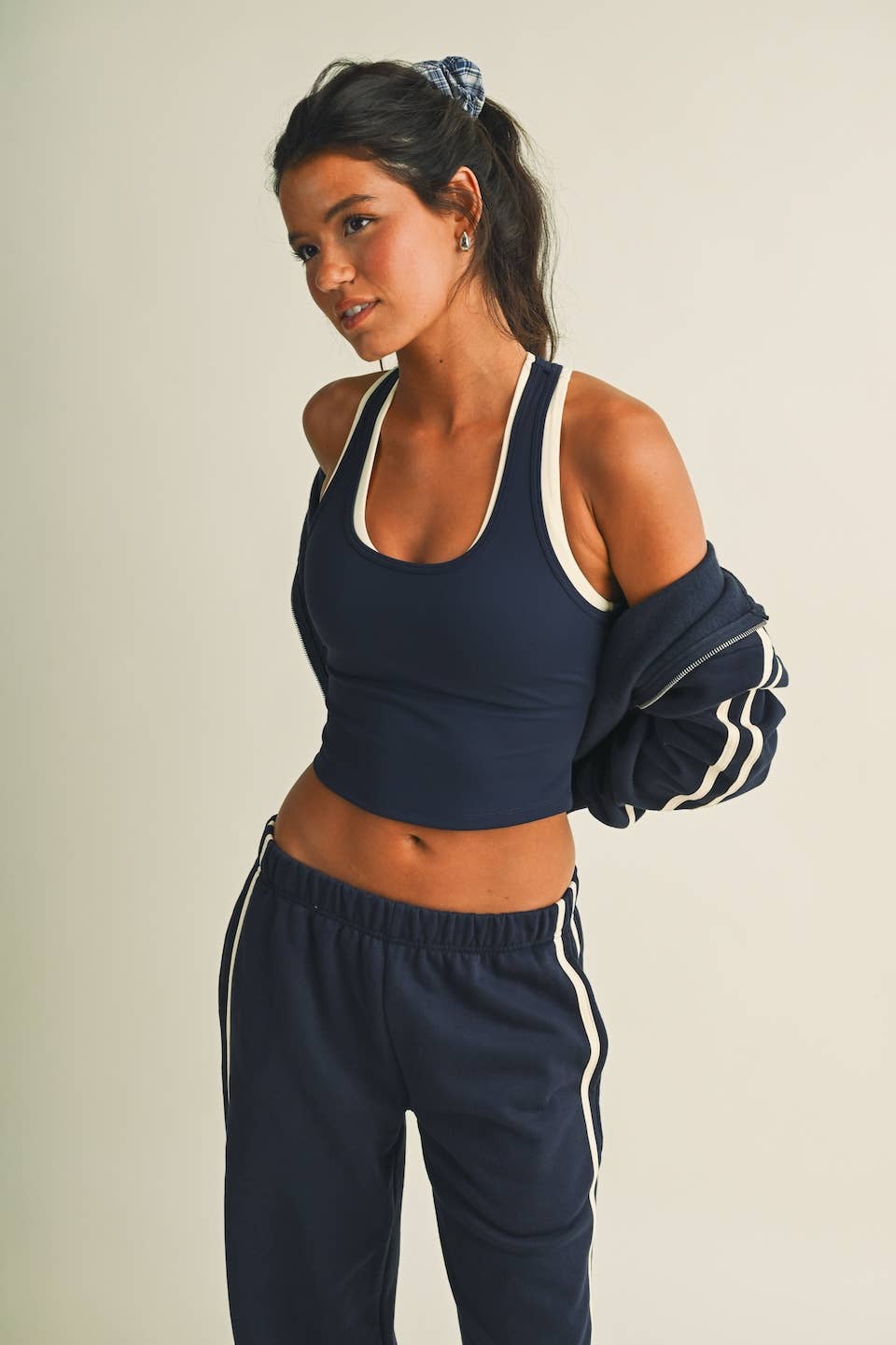 Double Layered Racerback Tank Top