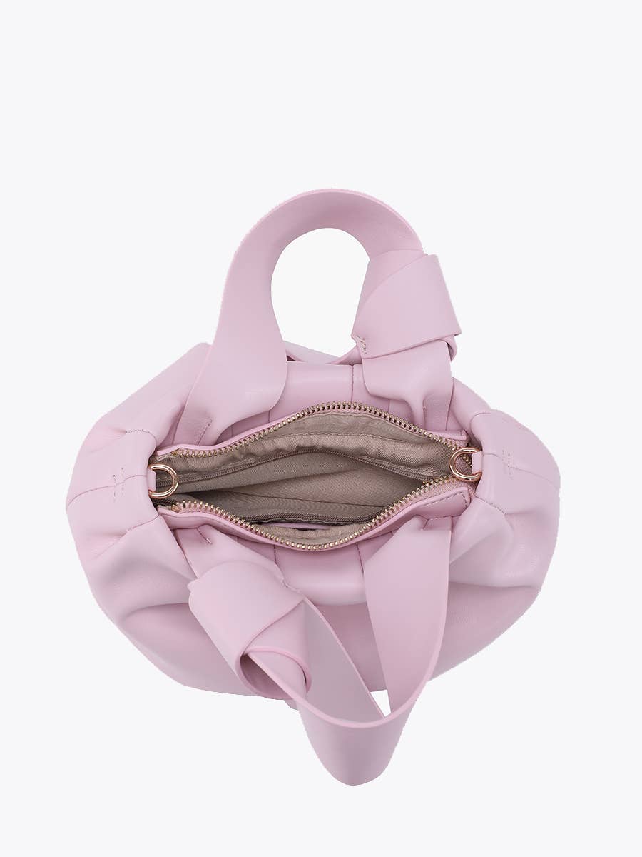 EH2691 Beck Pleated Bucket Bag w/ Tie Straps