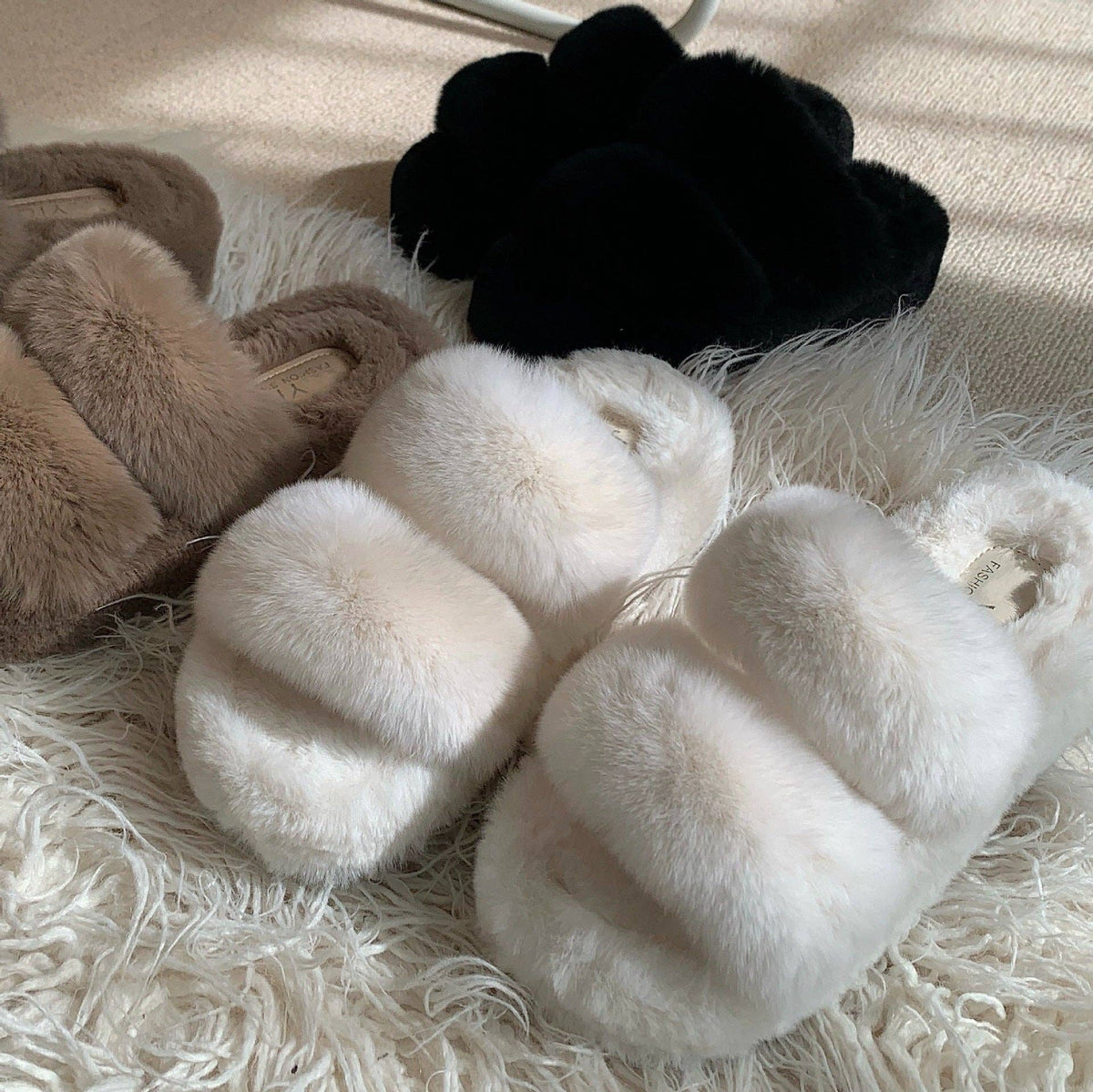 Fur Chunky Slippers