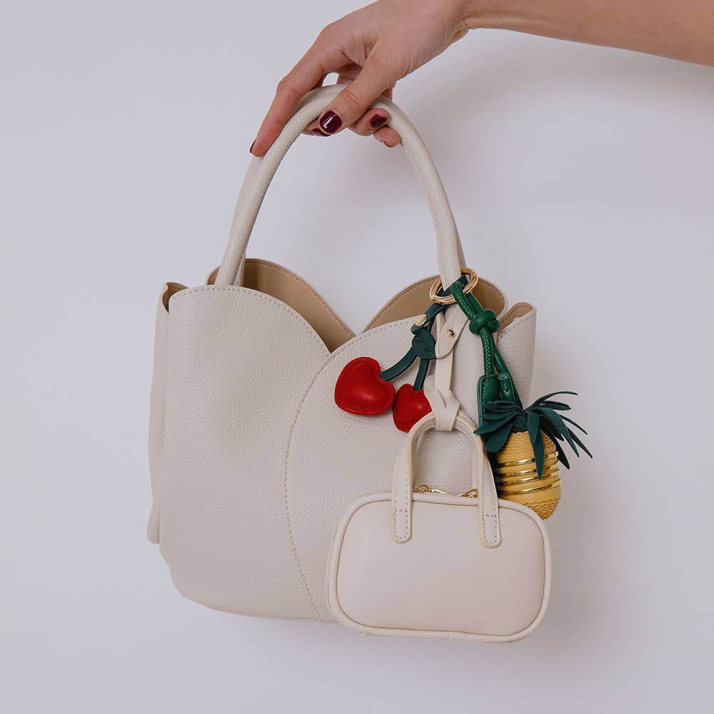 Tulip Bone Recycled Vegan Top Handle Bag