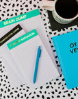 To Complete After Coffee - Lined Notepad - Perforated Sheets - Black