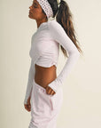 Long Sleeve Crossover Top