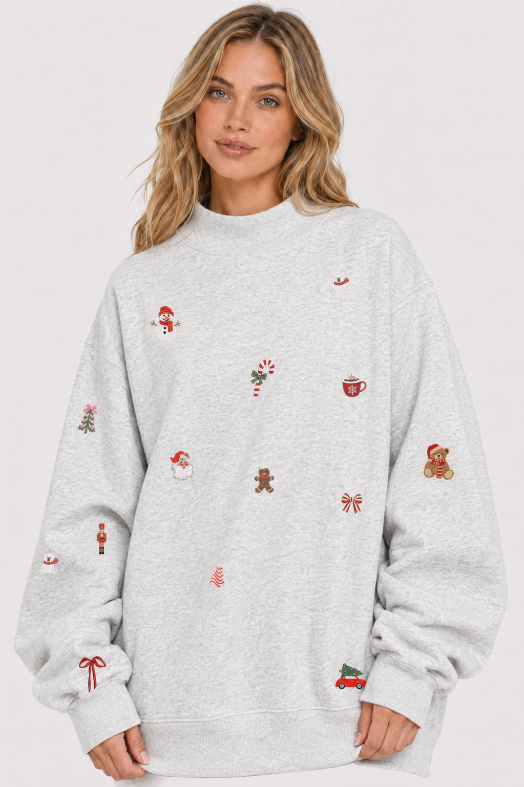 Christmas Symbols Mockneck