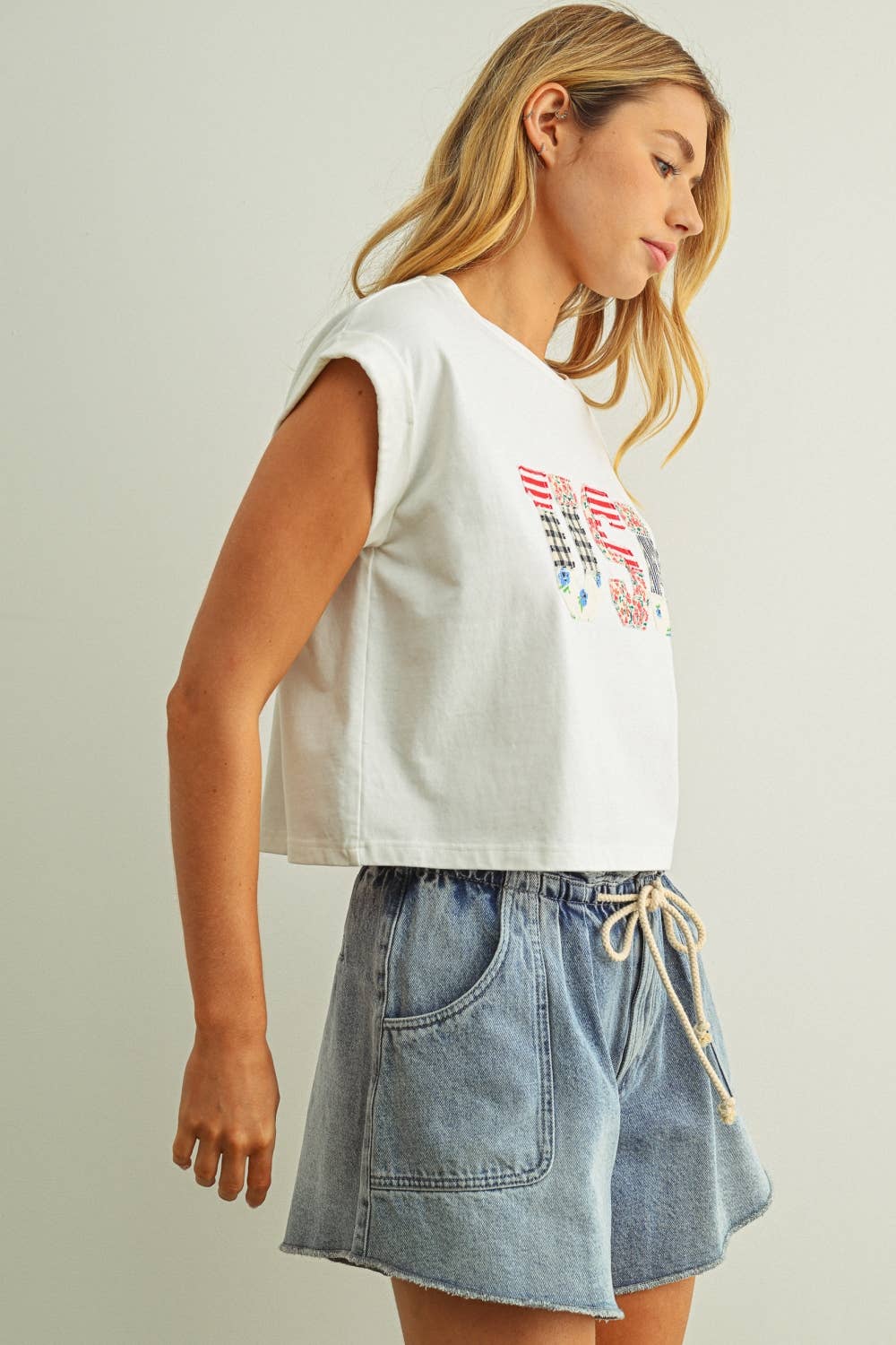Presley USA Patchwork Tee