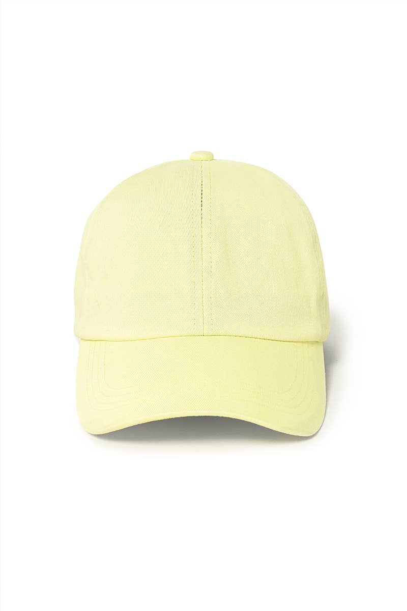 Stone Washed Baseball Cap