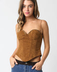 Reese Suede Top