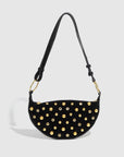 Studded Gromme Shoulder Bag