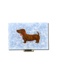 Hand-painted Dachshund Travel Jewelry Box