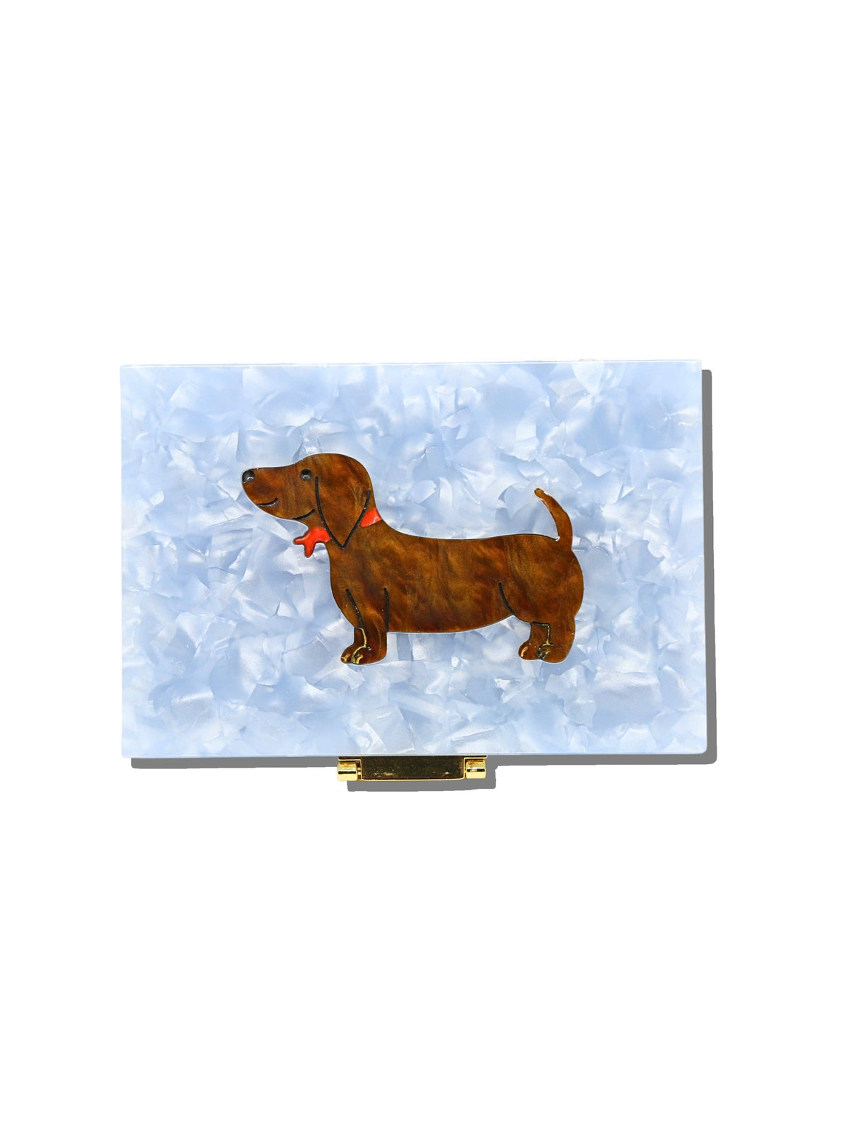 Hand-painted Dachshund Daily Ritual Pill Case