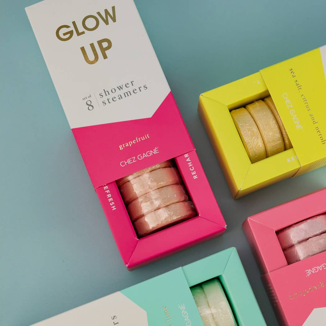 Glow Up - Aromatherapy Shower Steamers - Grapefruit - Set of 8