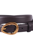 Asymmetrical Buckle Belt