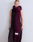 The Stockholm Scarf Cherry Lacquer