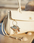 Hand-painted Horse Bag Charm + Keychain