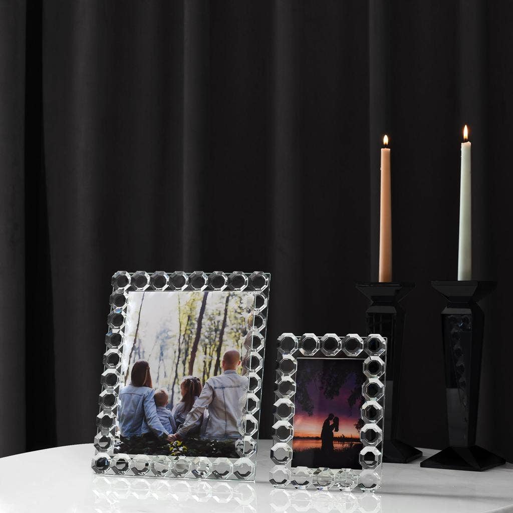 Octagon Crystal Picture Frame - Thumbnail 4