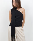 Ruby Asymmetrical Scarf Blouse