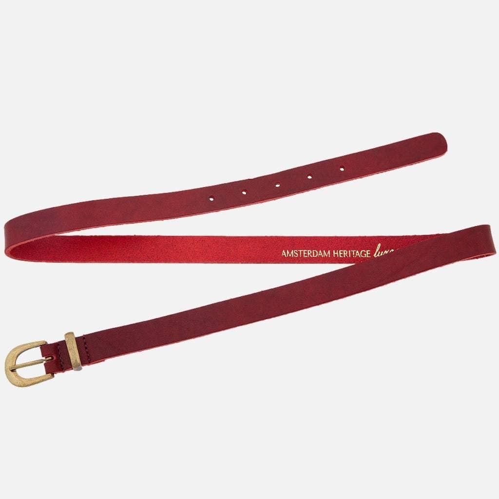 Ank Classic Skinny Leather Belt