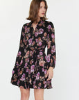 Floral Button Down Mini Dress