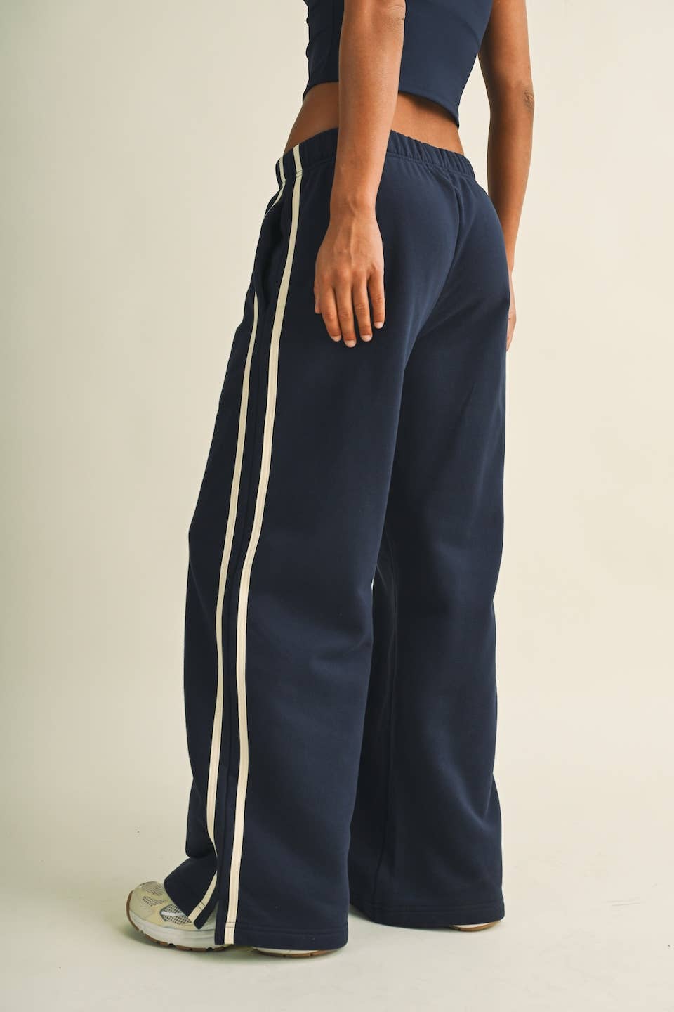Side Stripe Low Waist Sweatpant