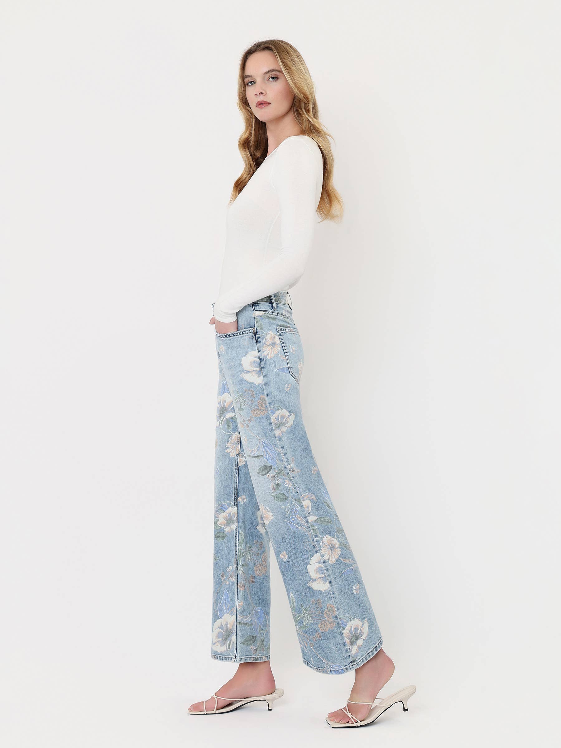 Poppy Floral High Rise