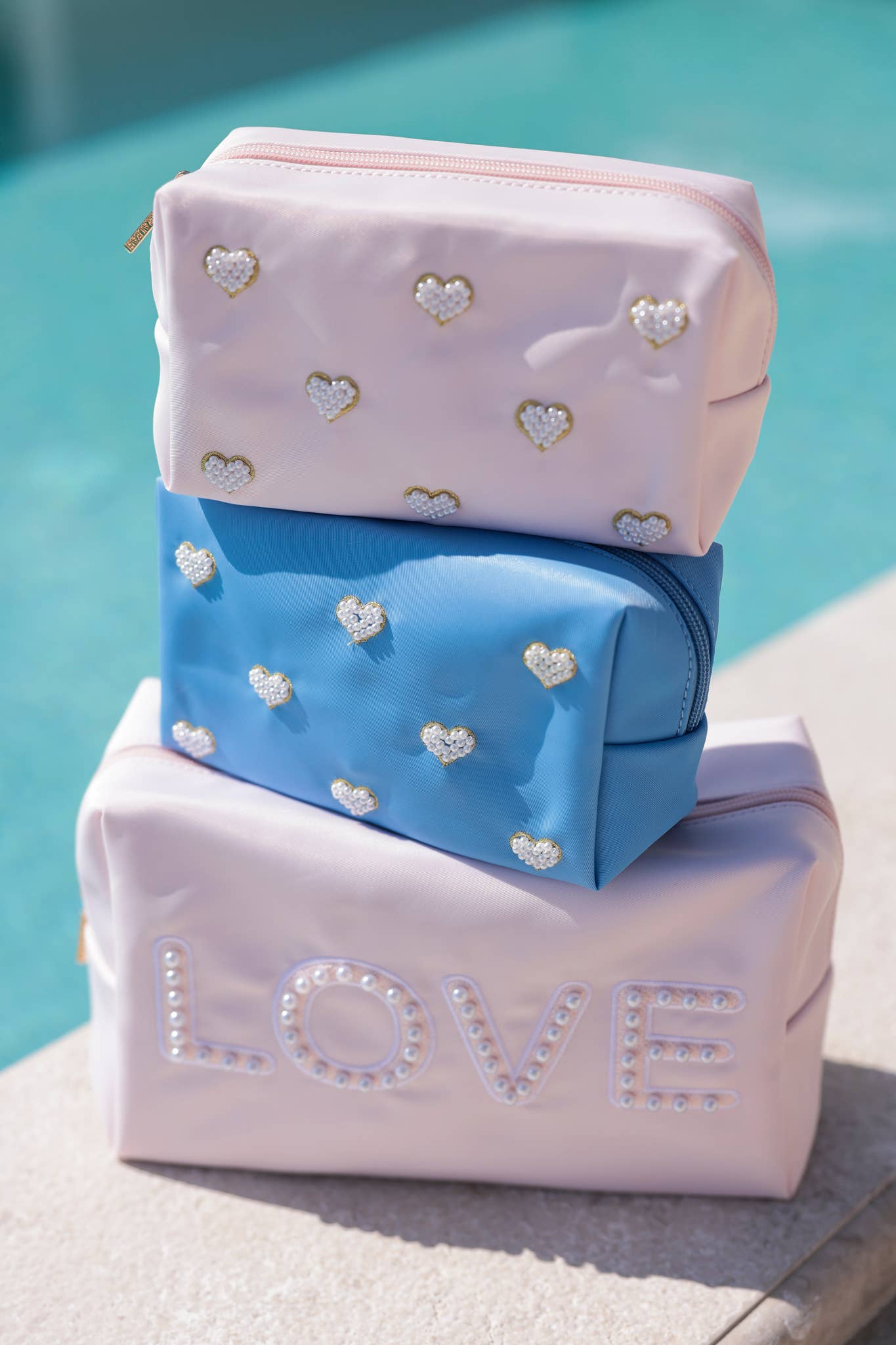 Hearts Zip Pouch - Thumbnail 4