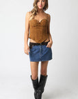 Reese Suede Top