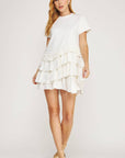 Florence Ruffle Frill Mini Dress