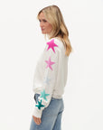 Danielle Star Sweater in White