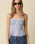 Taryn Peplum Cami Top
