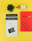 Hot Girl Shit - Glass Bottle Safety Matches - Red