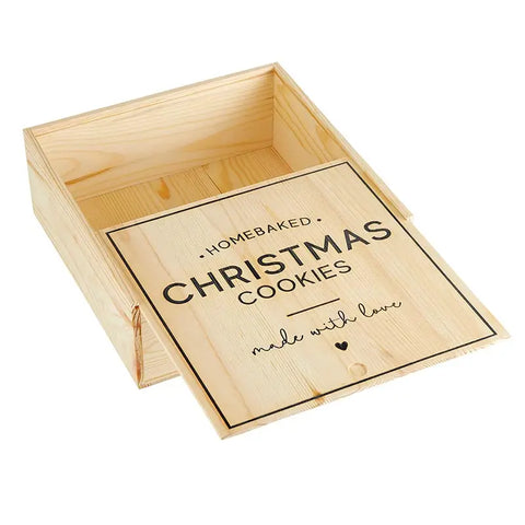 Christmas Cookies Wood Box