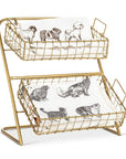 Storage Stand with 2 Trays