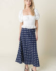 Marisa Polka Dot Maxi Skirt