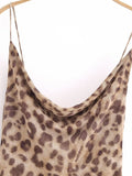 Vivian Leopard Print Slip Dress