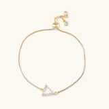 Ari Diamond Gold Slider Bracelet