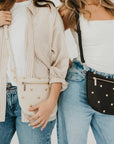 Chic Gold Studded Westlyn Bum Bag