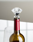 Round Cut Gem Bottle Stopper