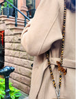 Hand-painted Dachshund Crossbody Phone Chain