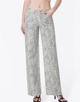 Alessandra Leopard Jean