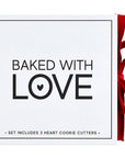 Heart Cookie Cutter Book Box - Set of 3