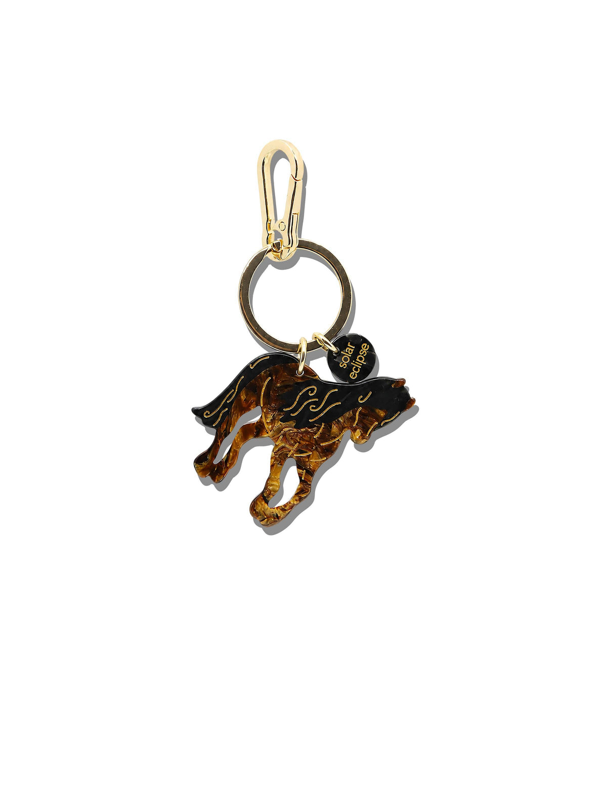 Hand-painted Horse Bag Charm + Keychain