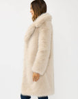 Plume Faux Fur Coat