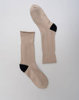 Scalloped Edge Socks - Retro Colors