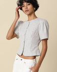 Skyler Puff-Sleeve Top