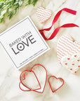 Heart Cookie Cutter Book Box - Set of 3